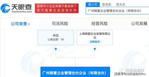 微盟發起成立廣州萌蜜企業管理合伙企業，深化企業管理咨詢服務新布局