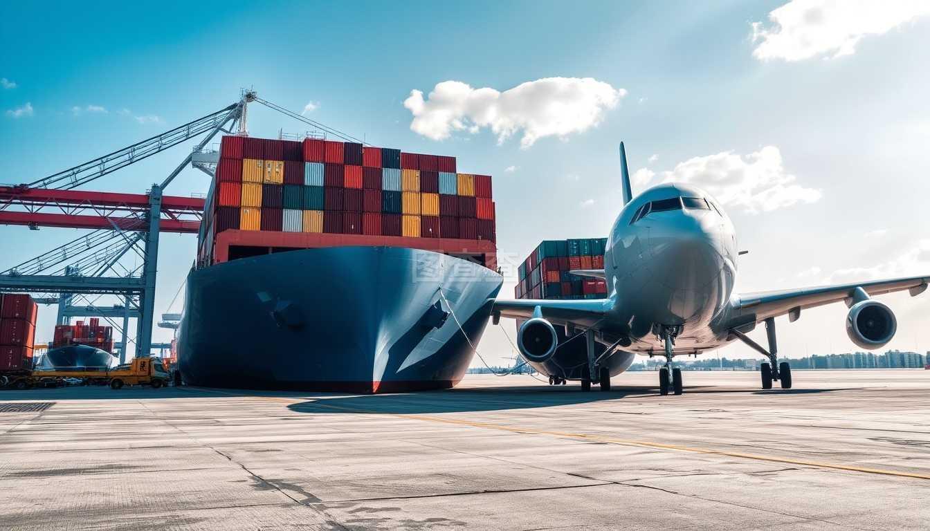 進(jìn)出口碼頭與空運(yùn)貨物的船舶集裝箱裝載體系